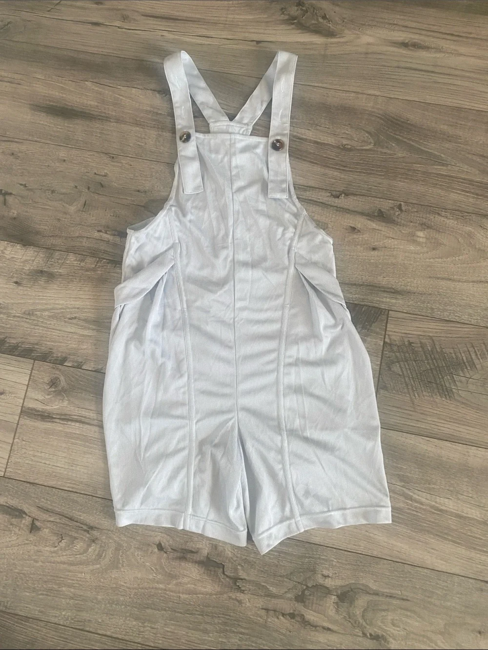 XSMALL.  HALARA WAFFLE OVERALL ROMPER